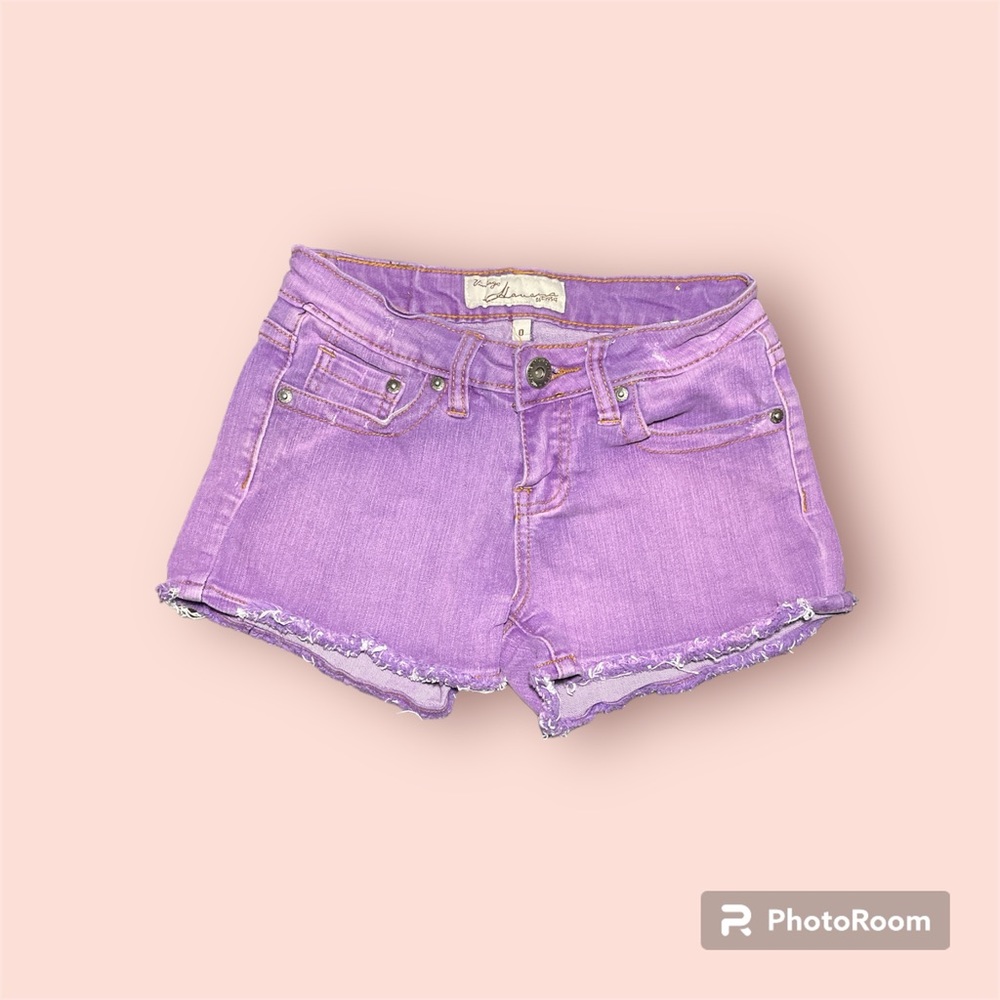 Woman’s purple size 0 Jean shorts😍🩳
